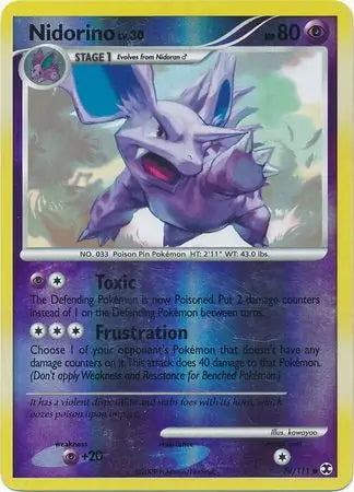 Rising Rivals Nidorino #74/111 reverse holo
